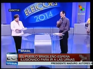 Tendencia electoral podría dar victoria a Rousseff en primera vuelta