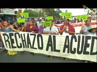 3 Mexican activists still in prison for last year's protest