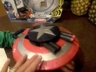 Captain America Marvel Super Soldier Gear Stealthfire Shield Toy