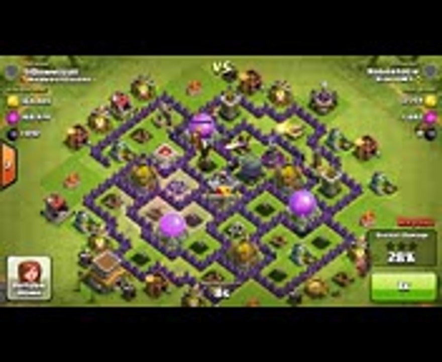 Clash of Clans - Epic Hog fail against my village