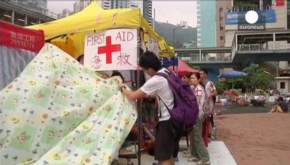 Una veintena de detenidos en las protestas prodemocráticas de Hong Kong