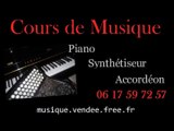 Cours piano accordéon musique