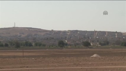 Kobani'de Dumanlar Yükselmeye Devam Ediyor