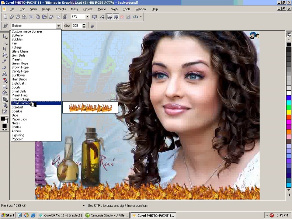 Corel Draw Tutorial: Use of Bitmap to Color Mask