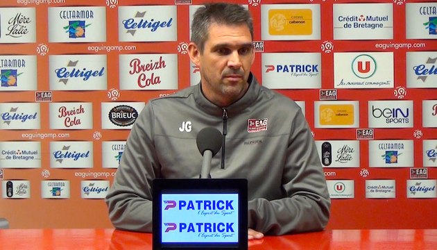 EAG-NANTES: la conférence de presse d'avant match de Jocelyn Gourvennec