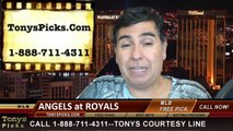 MLB Playoff Odds Kansas City Royals vs. LA Angels Game 3 ALDS Free Pick Prediction Preview 10-5-2014