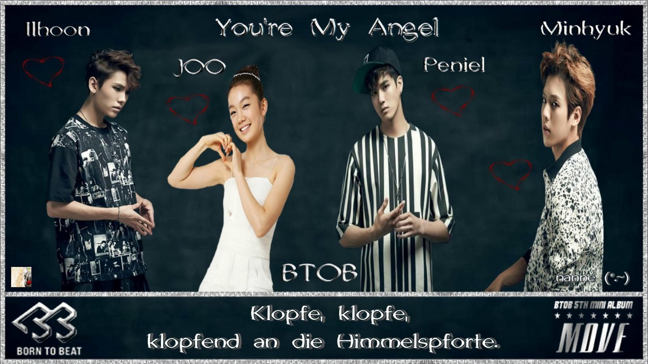 BTOB (Minhyuk, Peniel, Ilhoon) ft. JOO - You’re My Angel k-pop [german sub] 5th Mini Album - Move
