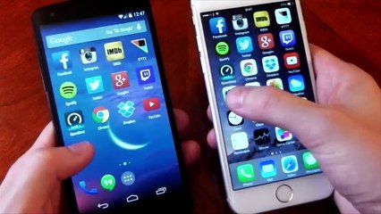 Nexus 5 vs iPhone 6 - App Opening Speed