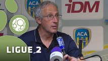 Conférence de presse AC Arles Avignon - Châteauroux (0-1) : Stéphane CRUCET (ACA) - Pascal GASTIEN (LBC) - 2014/2015