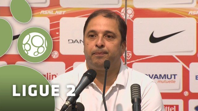 Conférence de presse AS Nancy-Lorraine - GFC Ajaccio (1-0) : Pablo CORREA (ASNL) - Thierry LAUREY (GFCA) - 2014/2015