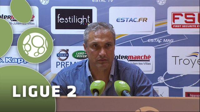 Conférence de presse ESTAC Troyes - Valenciennes FC (0-0) : Jean-Marc FURLAN (ESTAC) - Bernard CASONI (VAFC) - 2014/2015
