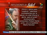 Condena Fidel Castro asesinato del diputado venezolano Robert Serra