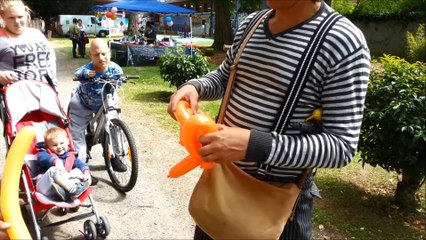 Sculpteur de Ballon technique pour l'escargot