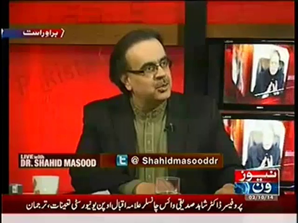 Dr.Shahid Masood replies to Najam Sethi for sending him Defamation Notice