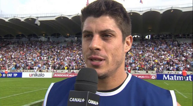 TOP14 - Bordeaux-Clermont: Interview Pierre Bernard (BOR) - J8 - Saison 2014/2015