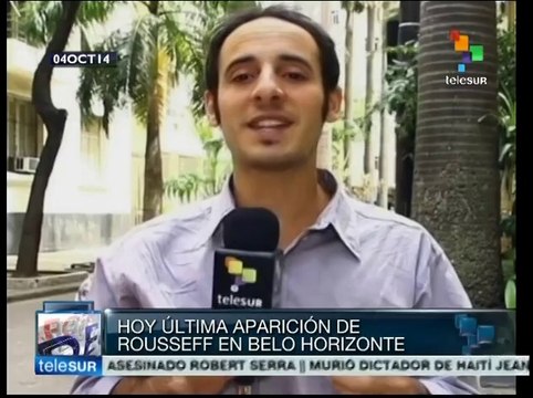 Brasil: a un día de la elección Rousseff lidera la intención de voto
