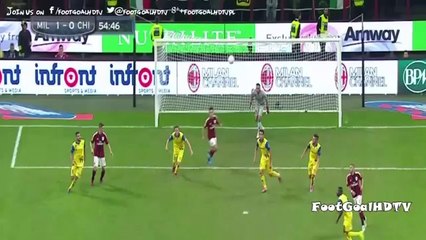 Sulley Muntari Goal ~ AC Milan 1-0 Chievo Verona ~ 04-10-2014 [Serie A].