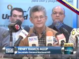 Ramos Allup: Caso Serra demuestra que Gobierno ha sido impotente de contener ola de violencia
