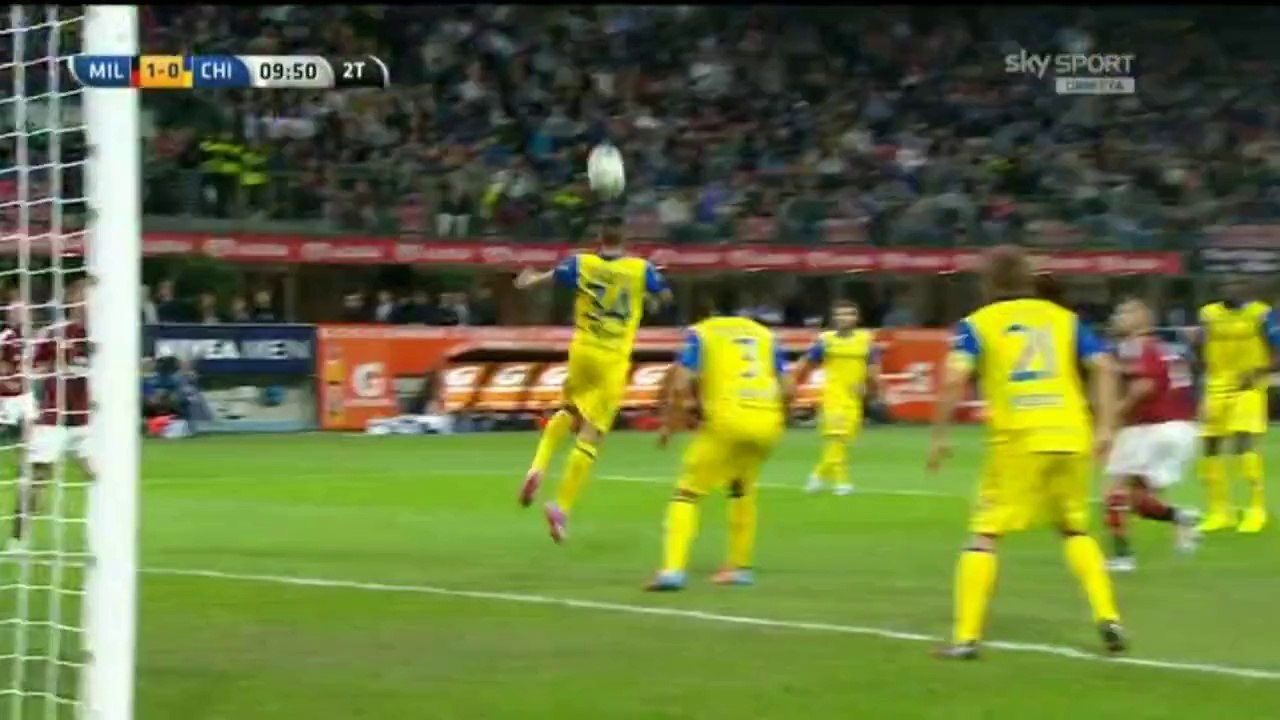 ميلان 2-0 كييفو | هدف مونتاري بصوت معلق قناة ميلان