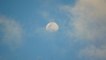 Lua Quarto Crescente, Avião, Nuvens, Marcelo Ambrogi, Taubaté, SP, Brasil, filme hd 1080p,  (1)