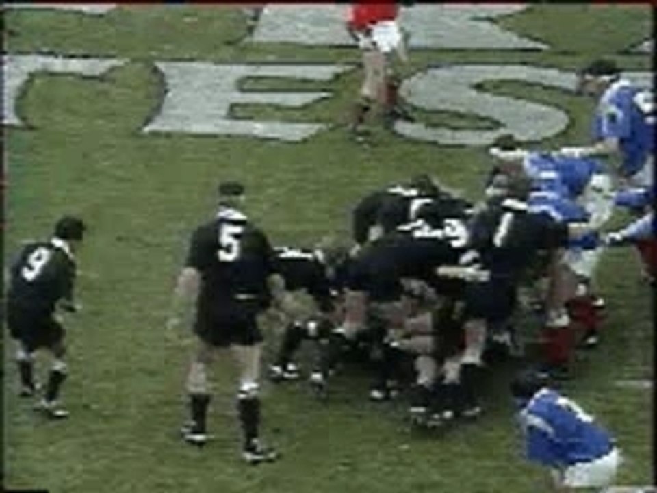 France - Nz - Rugby - Essai Du Siècle