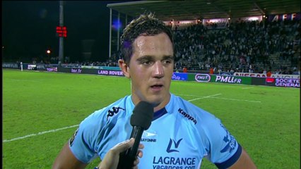 TOP14 - Bayonne-Montpellier: Interview Matthieu Ugalde (BAY) - J8 - Saison 2014/2015