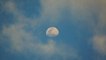 Lua Quarto Crescente, Avião, Nuvens, Marcelo Ambrogi, Taubaté, SP, Brasil, filme hd 1080p, (4)