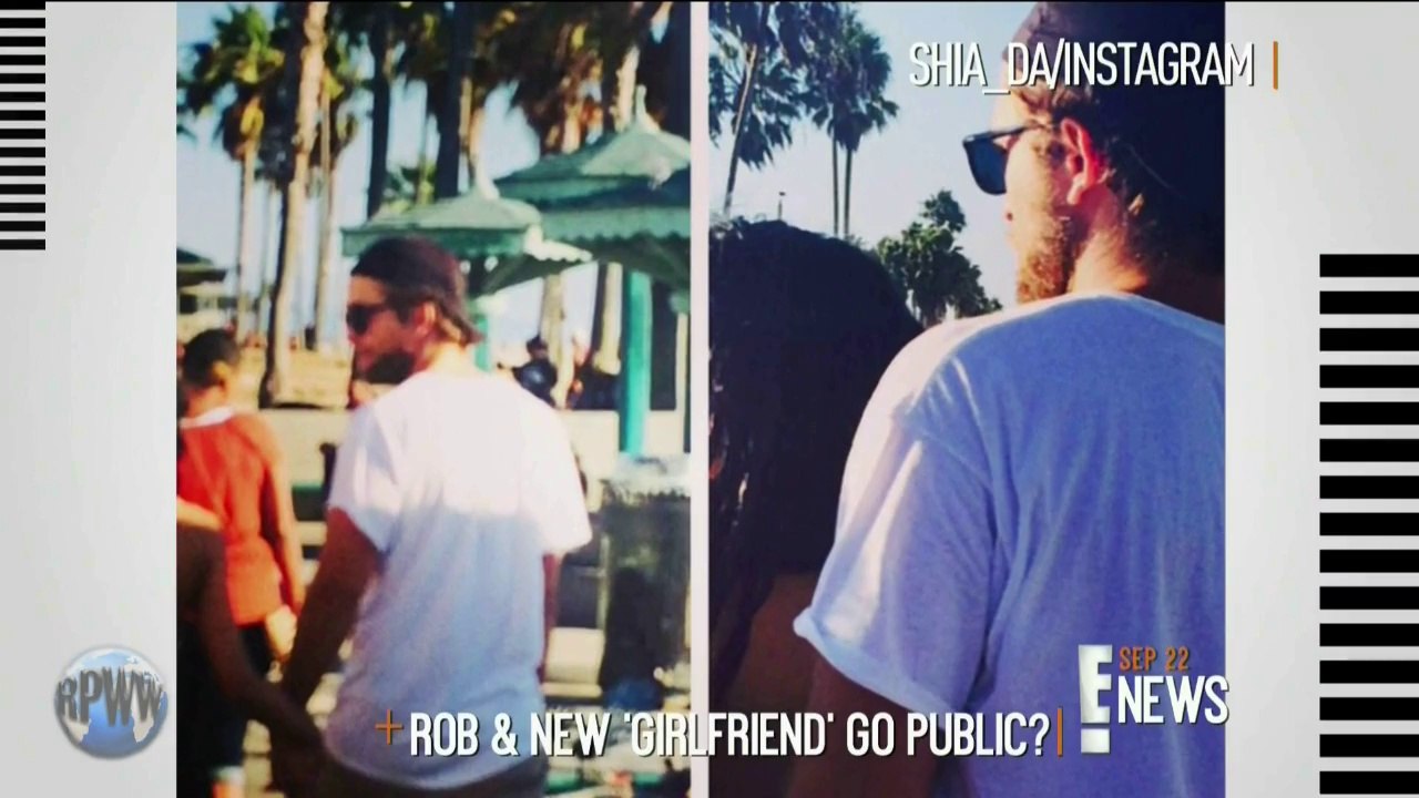 Rob and FKATwigs Go Public by Hand Holding in Venice