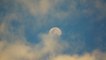 Lua Quarto Crescente, Avião, Nuvens, Marcelo Ambrogi, Taubaté, SP, Brasil, filme hd 1080p, (5)