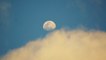 Lua Quarto Crescente, Avião, Nuvens, Marcelo Ambrogi, Taubaté, SP, Brasil, filme hd 1080p, (7)