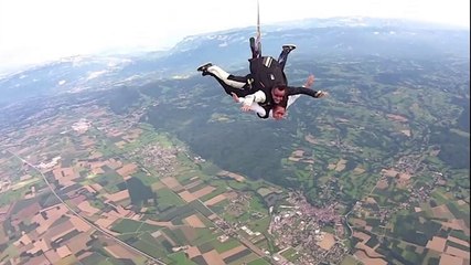 Saut en parachute d'Aurelie