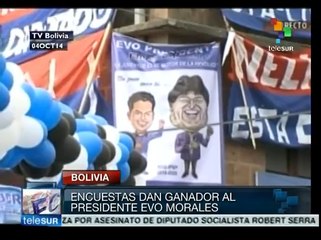 Encuestas dan por ganador a Evo Morales en elecciones de Bolivia