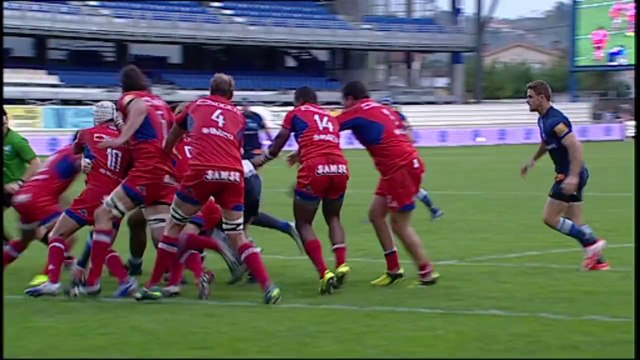 TOP14 - Castres-Grenoble: Essai 1 Paea Fa'anunu (CAS) - J8 - Saison 2014/2015
