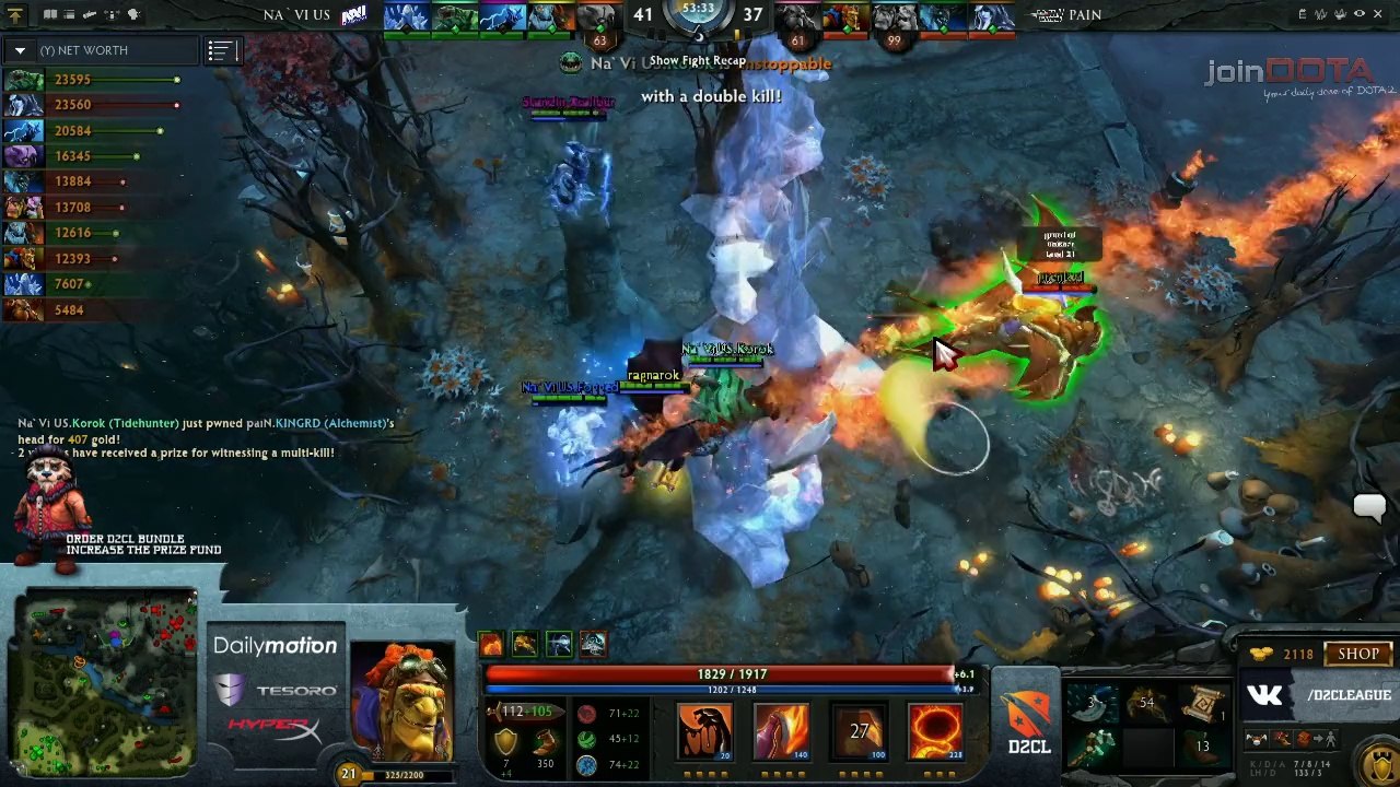 Pain Gaming vs Na'Vi US Game 2 Part 2 - Dota 2 Champions League @TobiWanDOTA