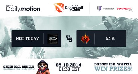 SNA vs NoT Game 3 - Dota 2 Champions League @TobiWanDOTA