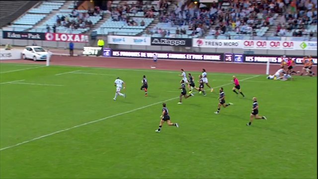 TOP14 - Racing-Brive: Essai 1 Benito Masilevu (BRI) - J8 - Saison 2014/2015