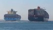 Two Gigantic Container Ships Collided In The Suez Canal!