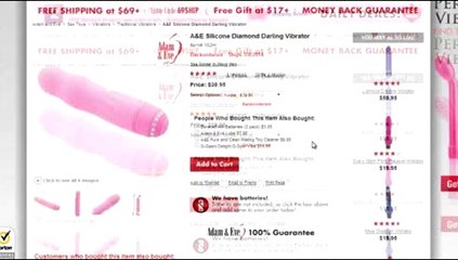A Unique Waterproof Sex Toys – The Silicone Diamond Darling Vibrator + Free Shipping and More ♥_xvid