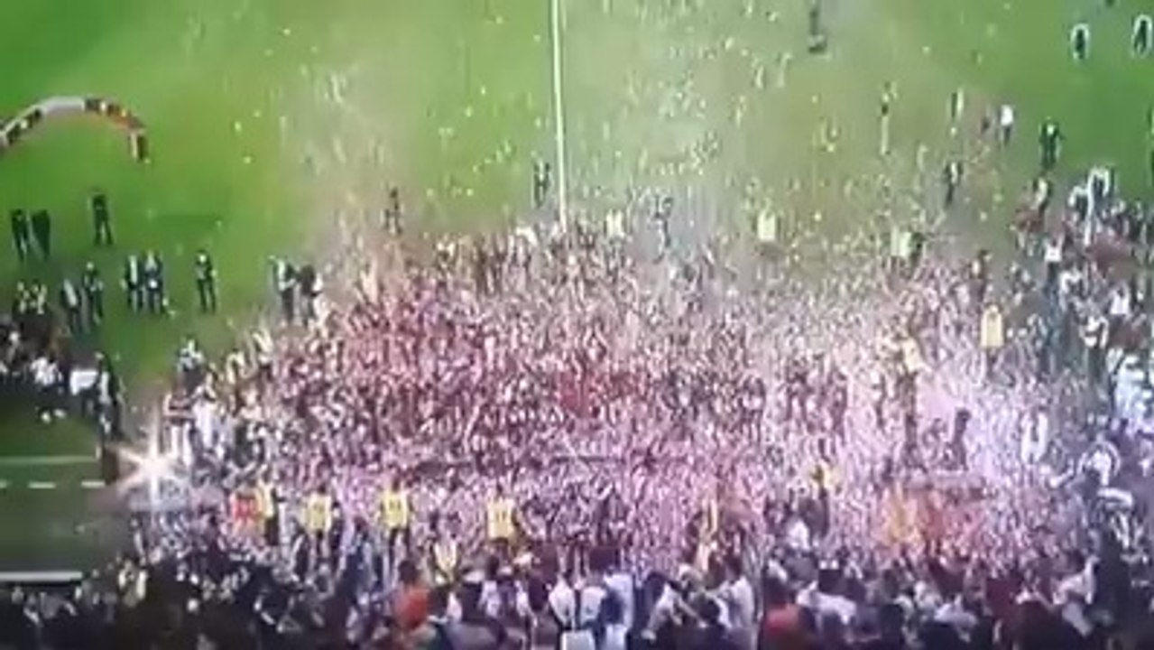 celebration of wining trophy of fifa world cup.