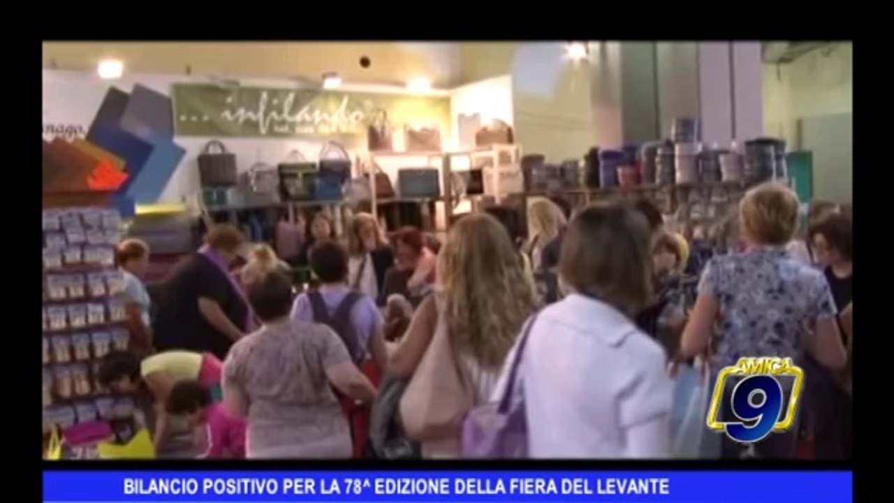 BARI | Bilancio positivo per la 78esima Fiera del Levante