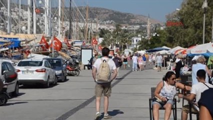 Bodrum Plajları Bayram'da Dolup Taştı-1