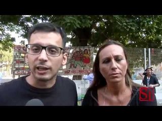 Napoli - "Sospendeteci tutti", flash mob per De Magistris -2- (04.10.14)