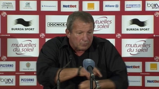 Rolland Courbis après OGCN 1-1 MHSC (9ème journée L1)