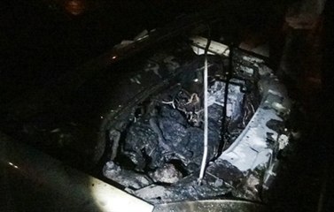 Diyarbakır'da Seyir Halindeki Araç Alev Aldı