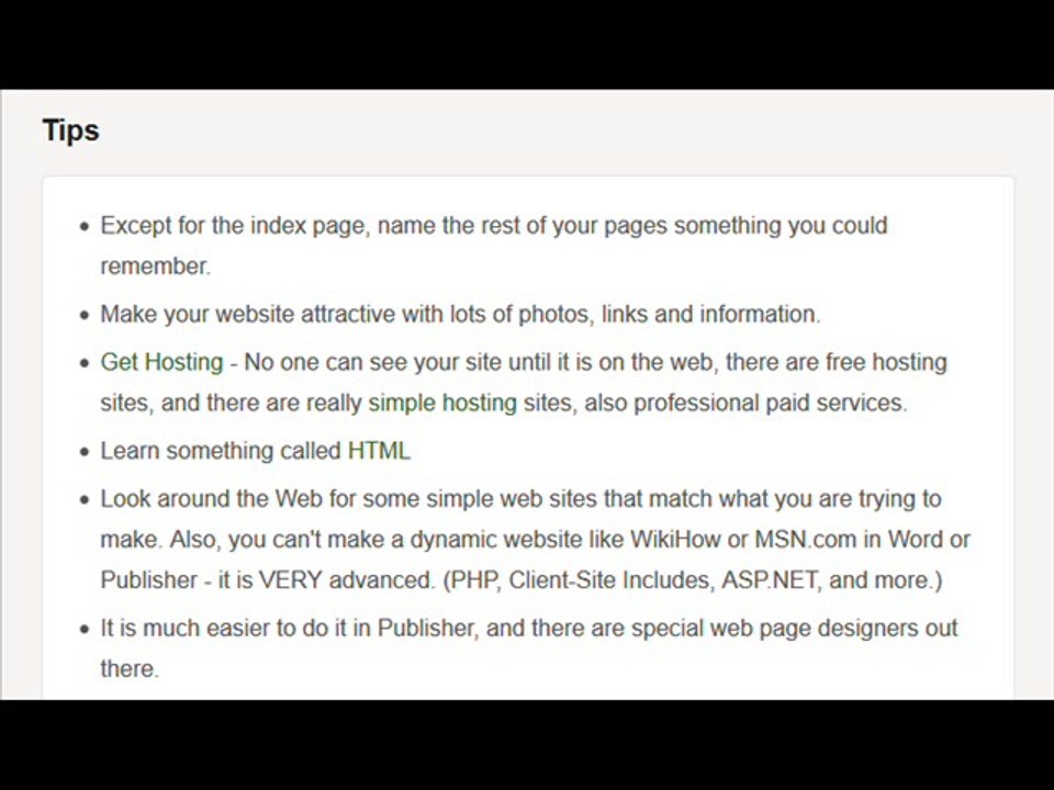 How to Make a Website With Word