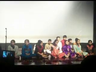 Shabih Sen and students performing Raaga Hameer