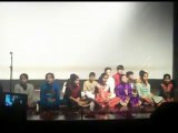 Shabih Sen and students performing Raaga Hameer