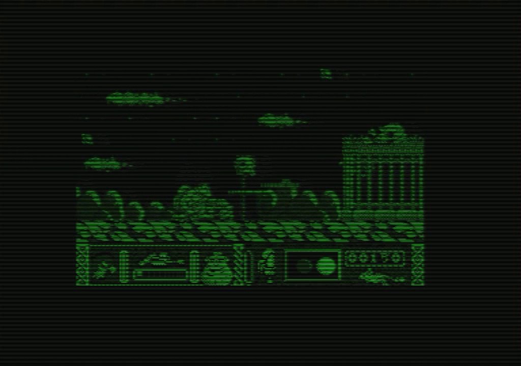 Sol Negro (Amstrad CPC) - green monitor