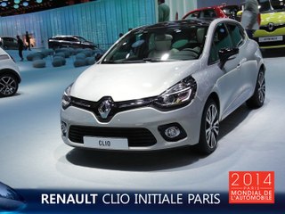 Скачать видео: La Renault Clio Initiale Paris en direct du Mondial de l'Auto 2014