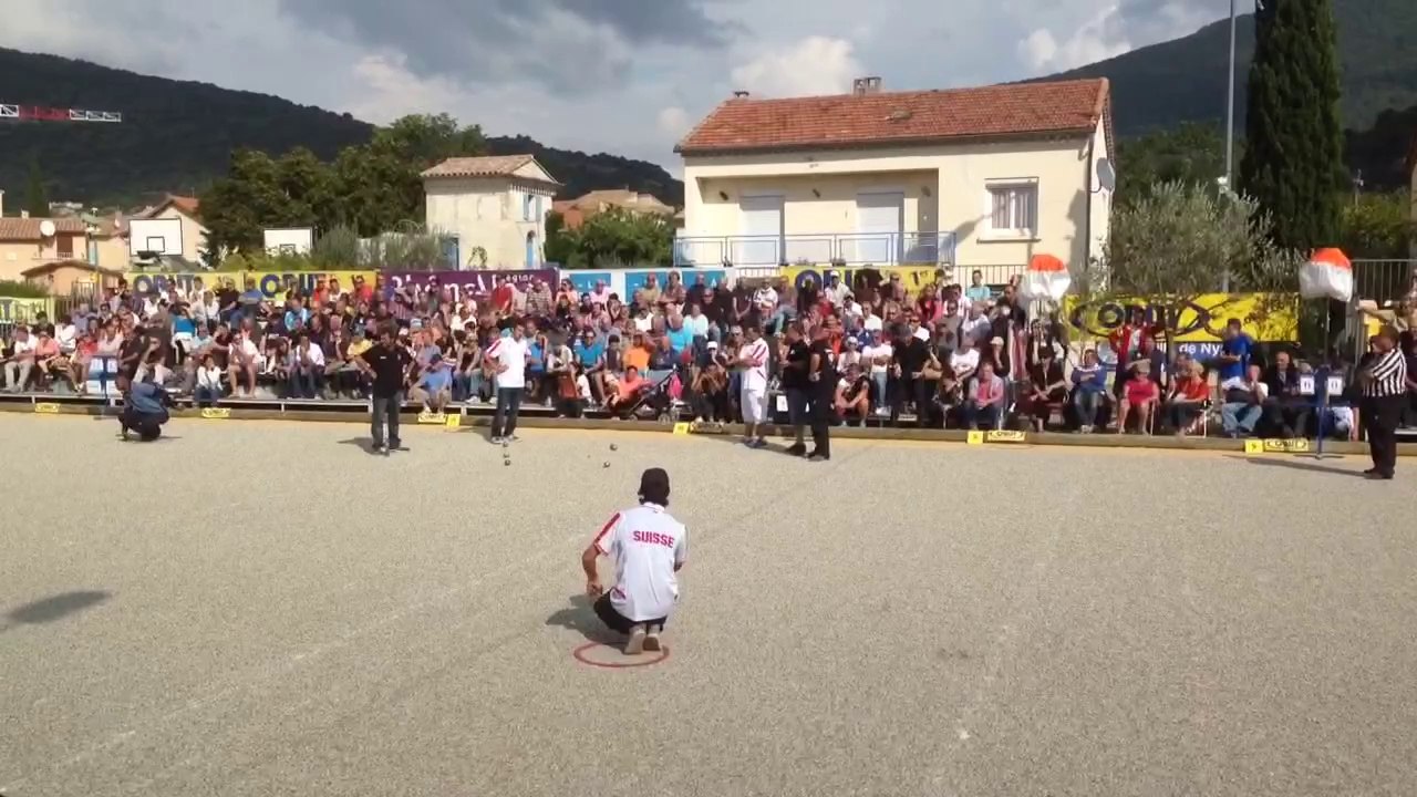 Demi-finale de l'International à pétanque de la ville de Nyons. A revoir dans les vidéos du jeudi !
